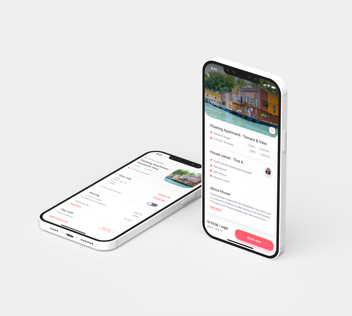 Airbnb mobile booking interface analyzed in UX Audit to improve user flow, clarity, and conversion performance