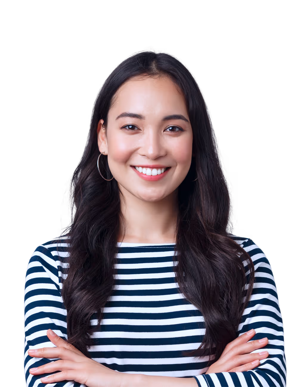 Smiling woman with UX Audit statistics highlighting 1700% ROI and 40–60% performance gains