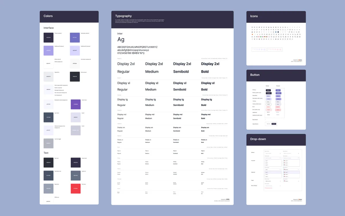 Website UI design showcasing a modern layout with intuitive navigation and visually appealing elements.