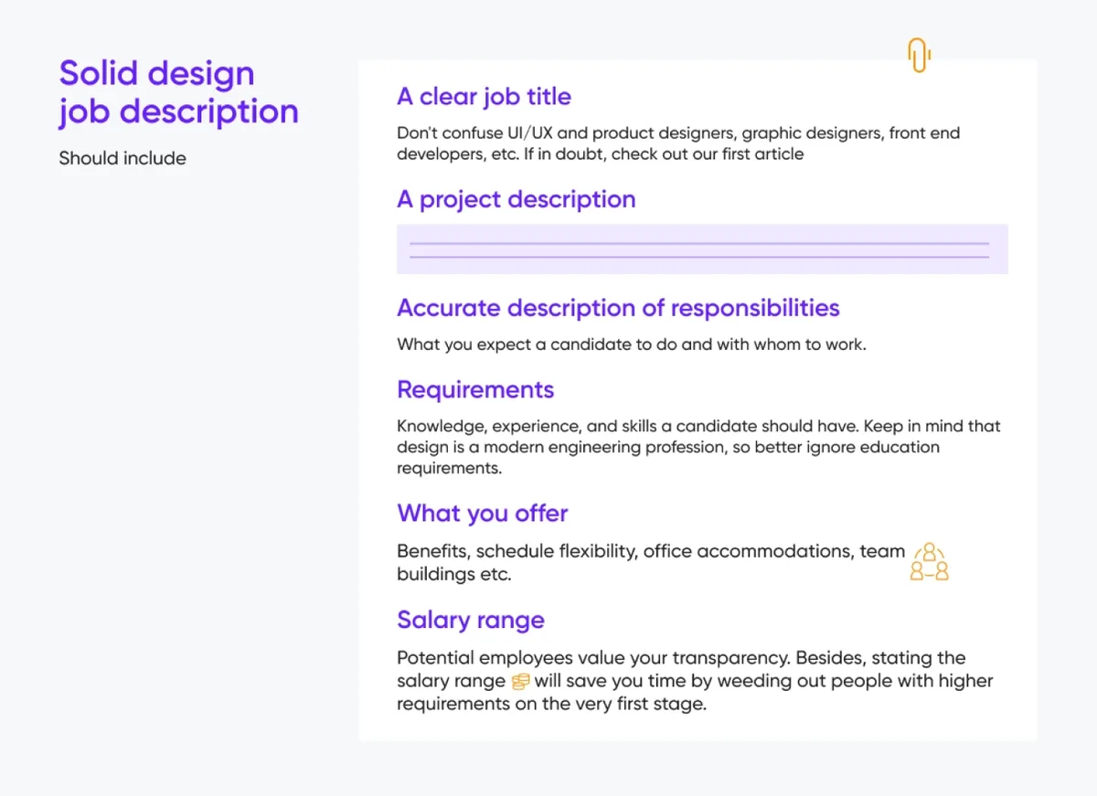 A screenshot displaying a job description for a UI UX Designer focused on delivering exceptional user experiences.