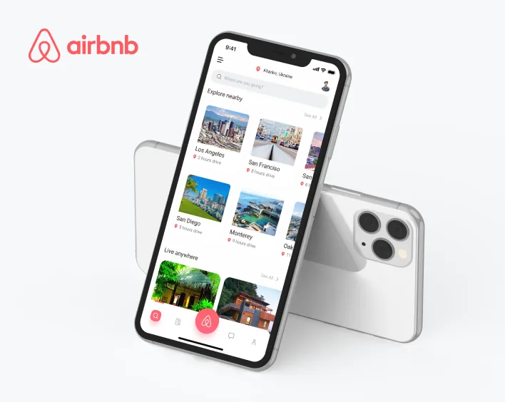 Airbnb introduces a new app for iPhone and Android, showcasing innovative designs by ANODA UX Design Agency.