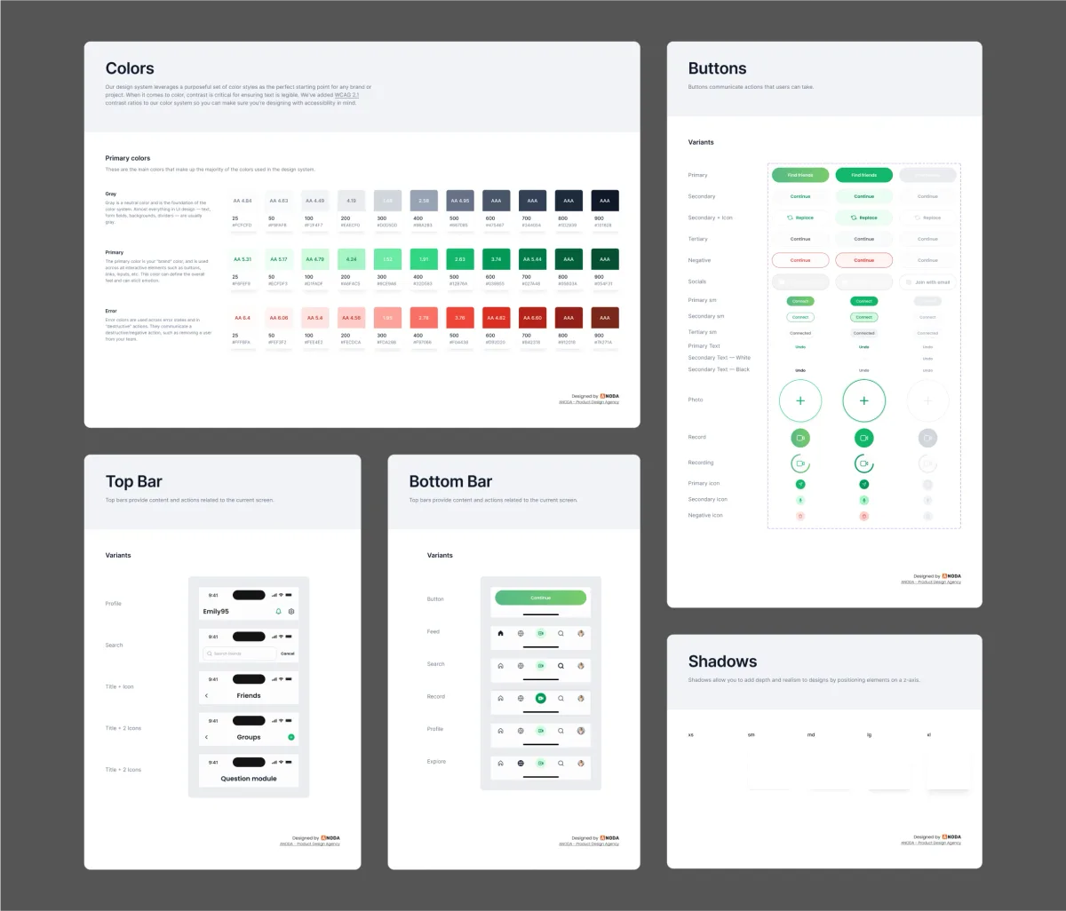 UI design for a web application showcasing the mobile and web app design process in 2024.