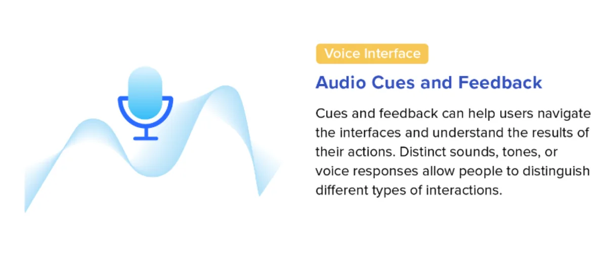 Voice marketing screenshot illustrating emerging trends in user interface design and its impact on user experience.