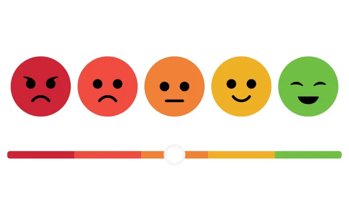 A vibrant bar chart displaying various emoticons, illustrating a range of emotions in a visually engaging manner.